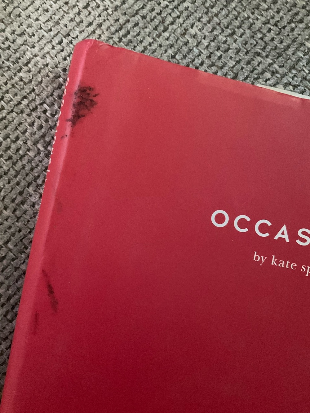 KATE SPADE ♠️ Occasions Red and White Floral Hardcover Book - Picture 12 of 16